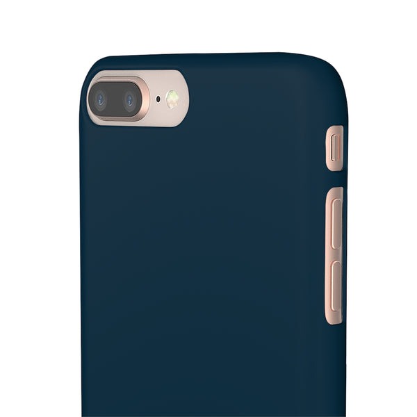 SLEEK Version Pretty Printing X Beautycounter Phone Case Navy with White Logo