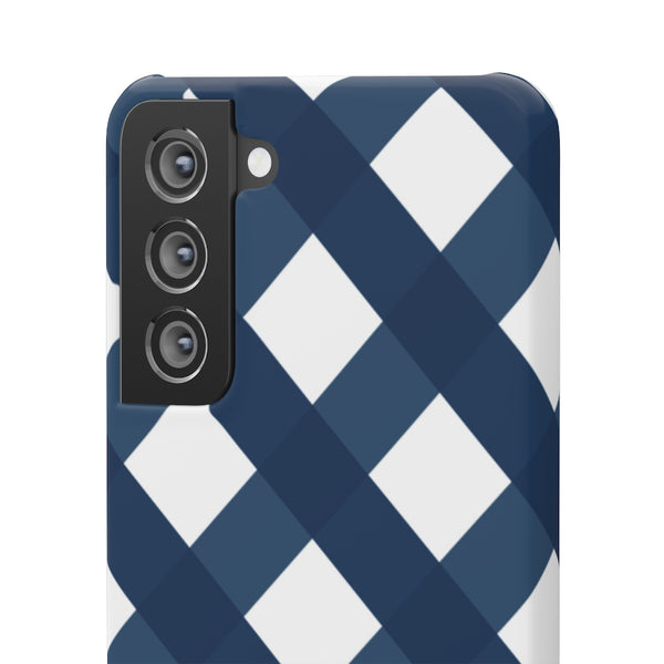 SLEEK Version Pretty Printing x Beautycounter Classic Navy Gingham Phone Case