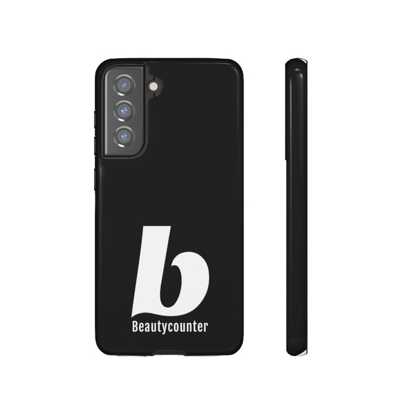 TOUGH Version Pretty Printing X Beautycounter Limited Edition Case Black with White logo