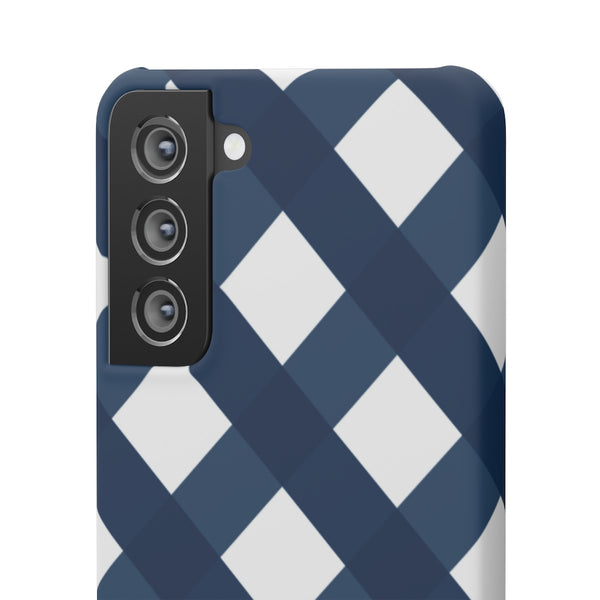 SLEEK Version Pretty Printing x Beautycounter Classic Navy Gingham Phone Case