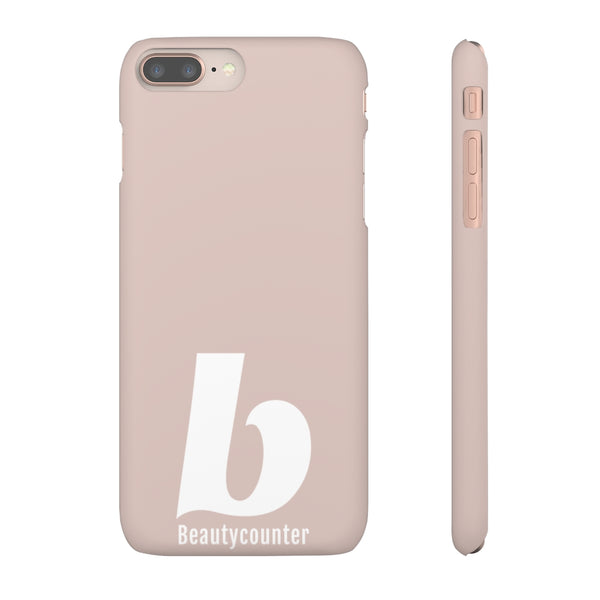 SLEEK Version Pretty Printing X Beautycounter Phone Case Blush`with White Logo