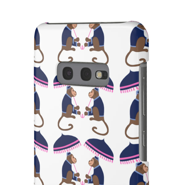 Monkey See Monkey Do Navy Phone Case