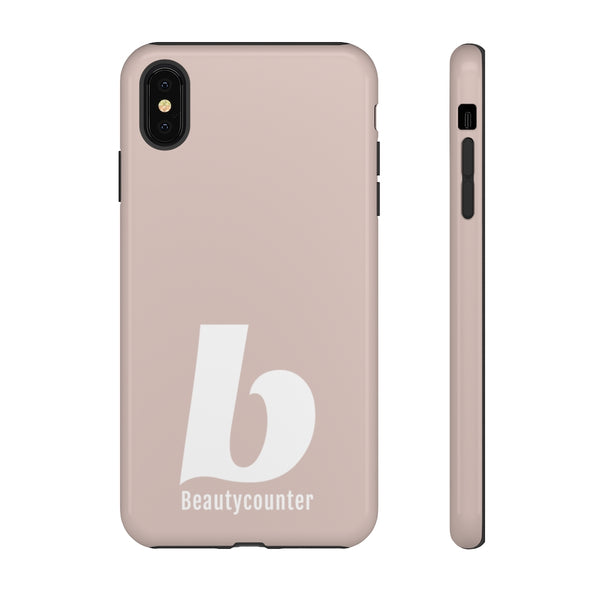 TOUGH Version Pretty Printing X Beautycounter Limited Edition Case Blush with White logo