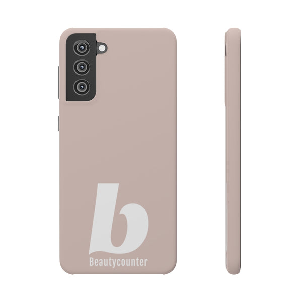 SLEEK Version Pretty Printing X Beautycounter Phone Case Blush`with White Logo