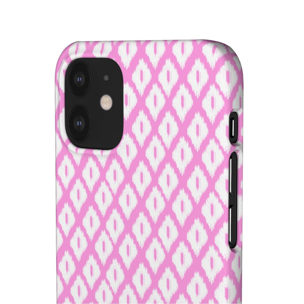 Simple Ikat Pink Phone Case