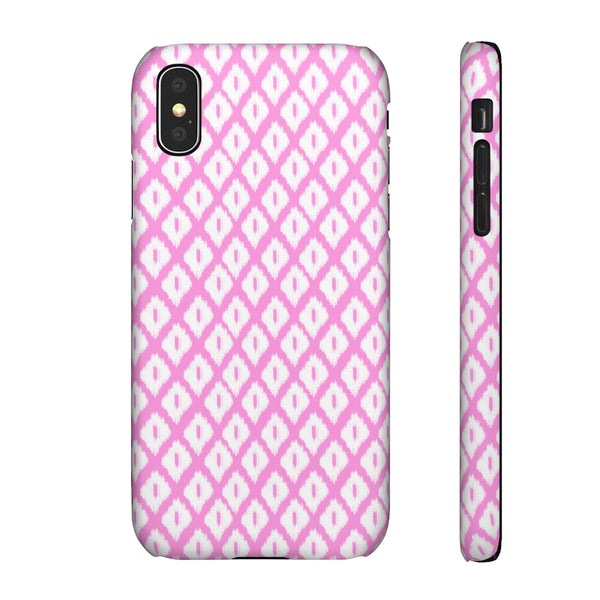 Simple Ikat Pink Phone Case