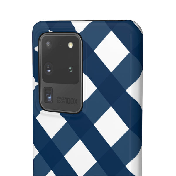 SLEEK Version Pretty Printing x Beautycounter Classic Navy Gingham Phone Case