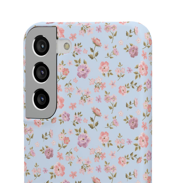 Loveshackfancy Shabby Chic Ditsy Floral Blue Phone Case