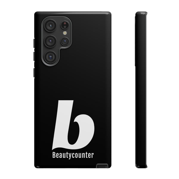 TOUGH Version Pretty Printing X Beautycounter Limited Edition Case Black with White logo