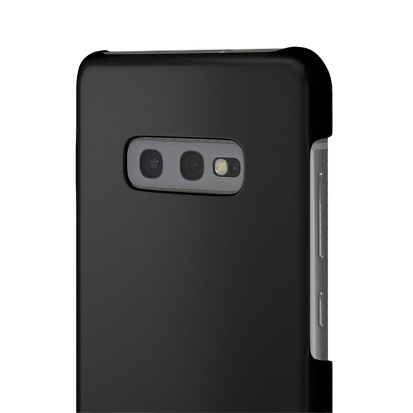 SLEEK Version Pretty Printing X Beautycounter Phone Case Black with White Logo