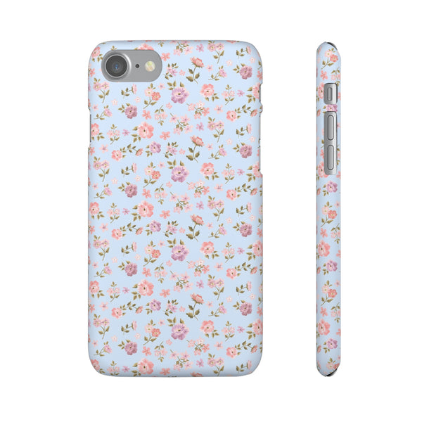 Loveshackfancy Shabby Chic Ditsy Floral Blue Phone Case