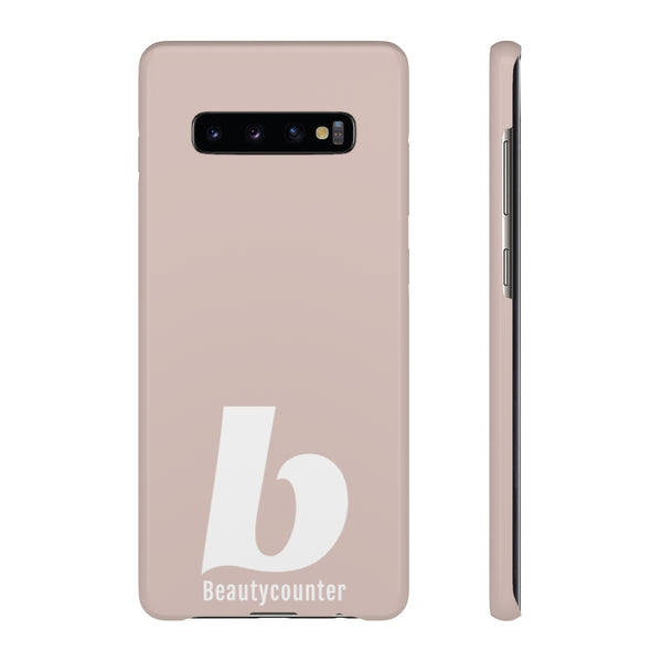 SLEEK Version Pretty Printing X Beautycounter Phone Case Blush`with White Logo