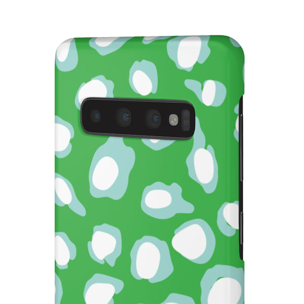 Chic Spots Green + Aqua Phone Case