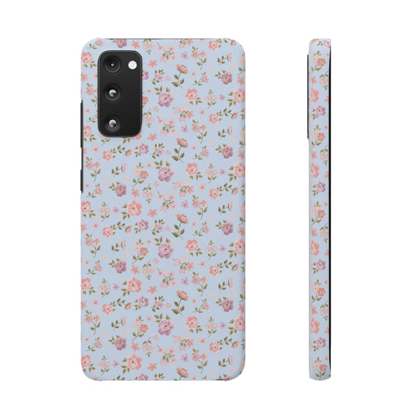 Loveshackfancy Shabby Chic Ditsy Floral Blue Phone Case