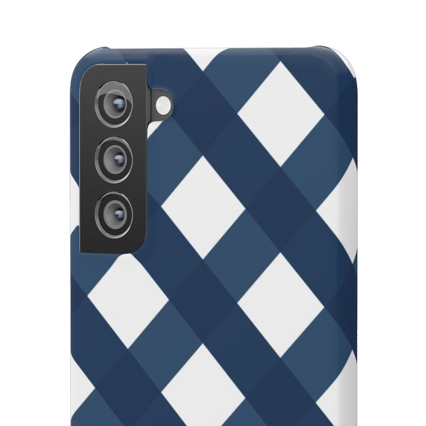 SLEEK Version Pretty Printing x Beautycounter Classic Navy Gingham Phone Case