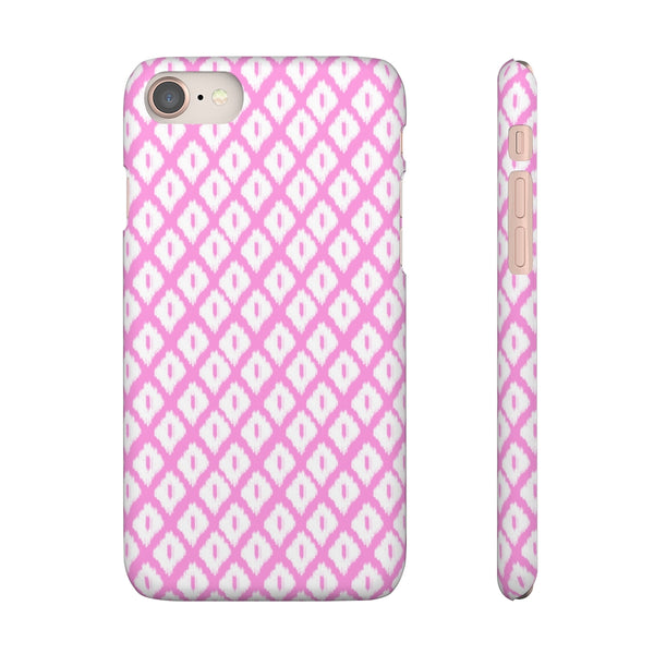 Simple Ikat Pink Phone Case