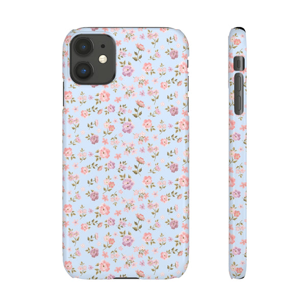 Loveshackfancy Shabby Chic Ditsy Floral Blue Phone Case