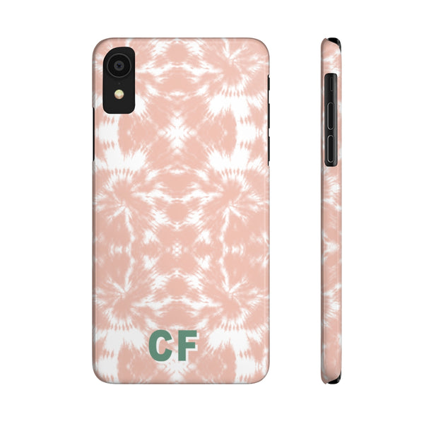 Phone Case - Shibori Tie Dye Blush