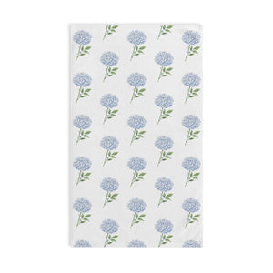 Hand Towel Hydrangea Lover Blue, for Powder Room, Bathroom, Absorbent, Stylish, Soft and Lightweight l Dorm, Tennis