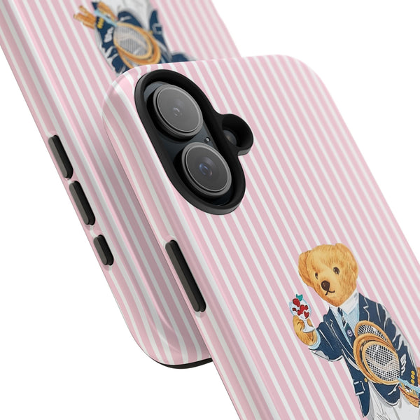 Preppy Teddy Bear Phone Case - Tough & Trendy Protection