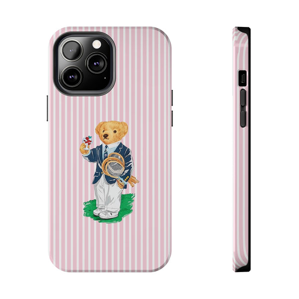 Preppy Teddy Bear Phone Case - Tough & Trendy Protection