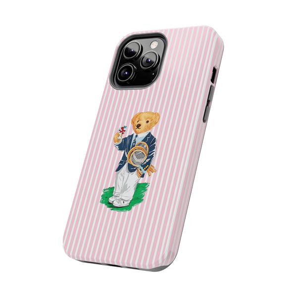 Preppy Teddy Bear Phone Case - Tough & Trendy Protection