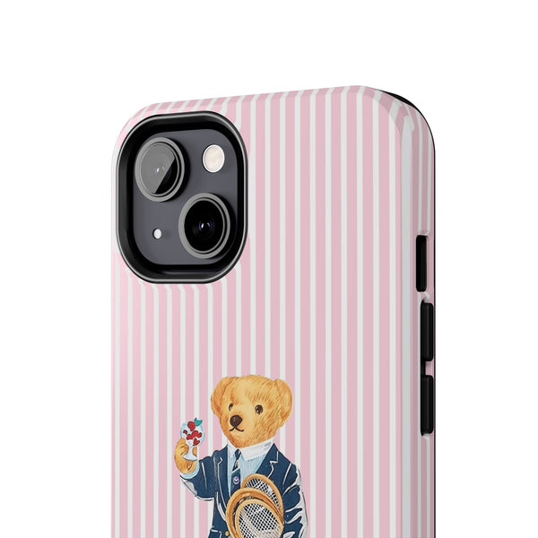 Preppy Teddy Bear Phone Case - Tough & Trendy Protection