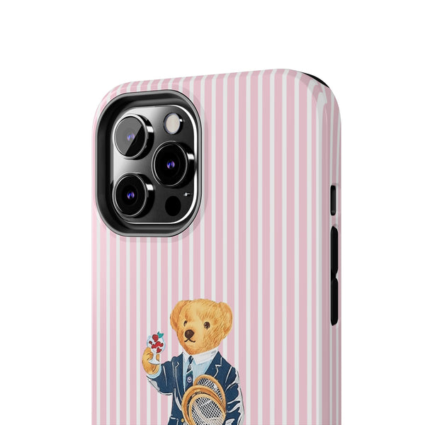 Preppy Teddy Bear Phone Case - Tough & Trendy Protection