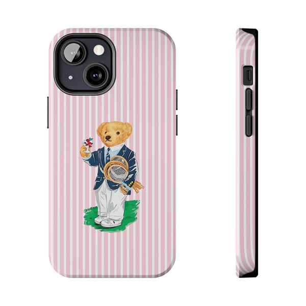Preppy Teddy Bear Phone Case - Tough & Trendy Protection