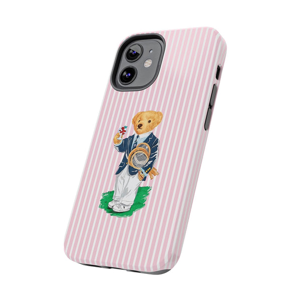 Preppy Teddy Bear Phone Case - Tough & Trendy Protection