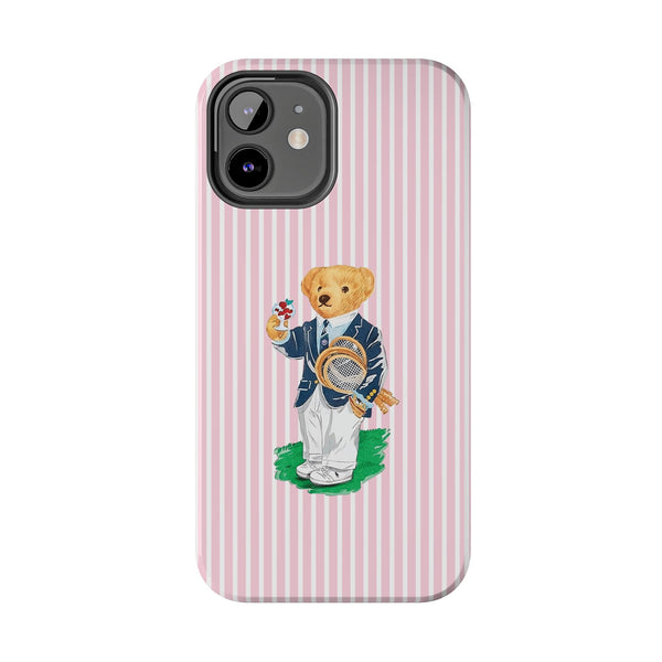 Preppy Teddy Bear Phone Case - Tough & Trendy Protection