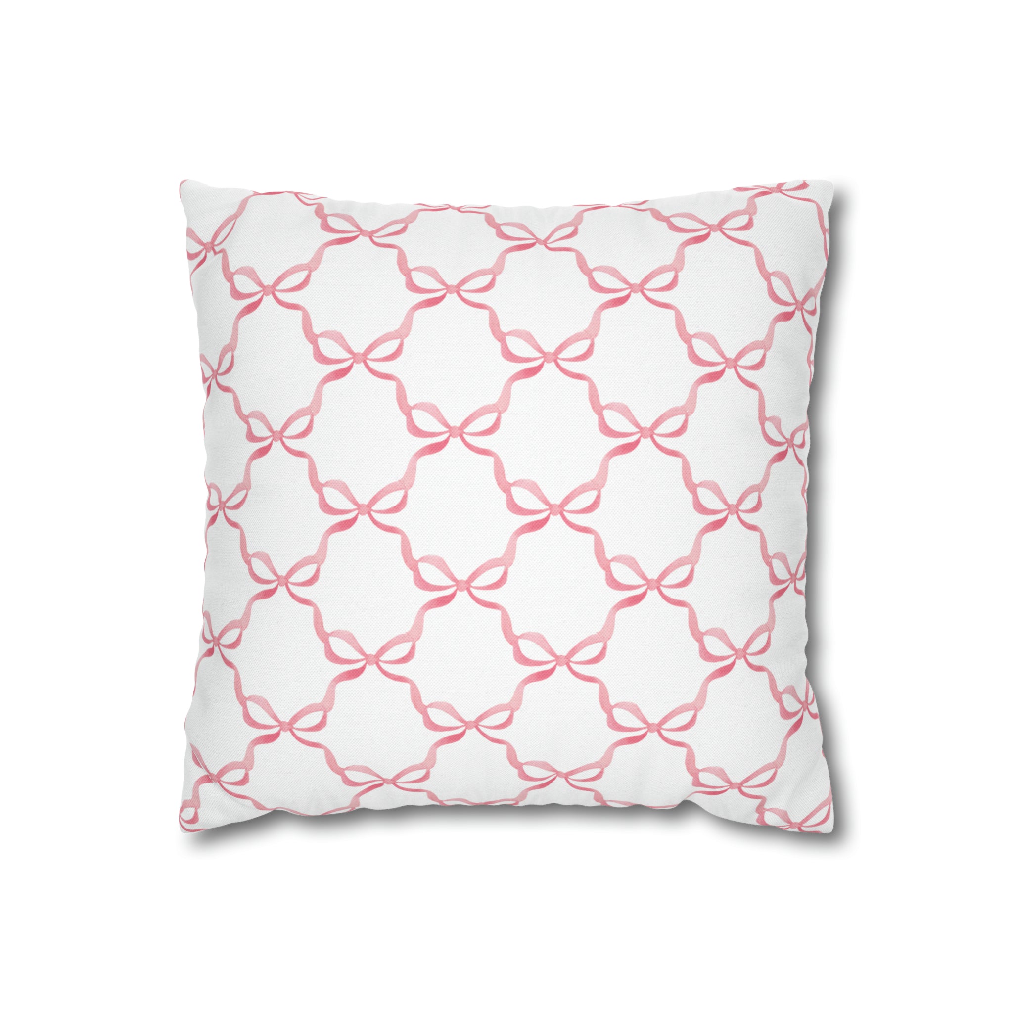 Watercolor Hearts Pink Pillow Cover with Zip Closure - Cover Only - Insert not included - teen, tween, dorm room
