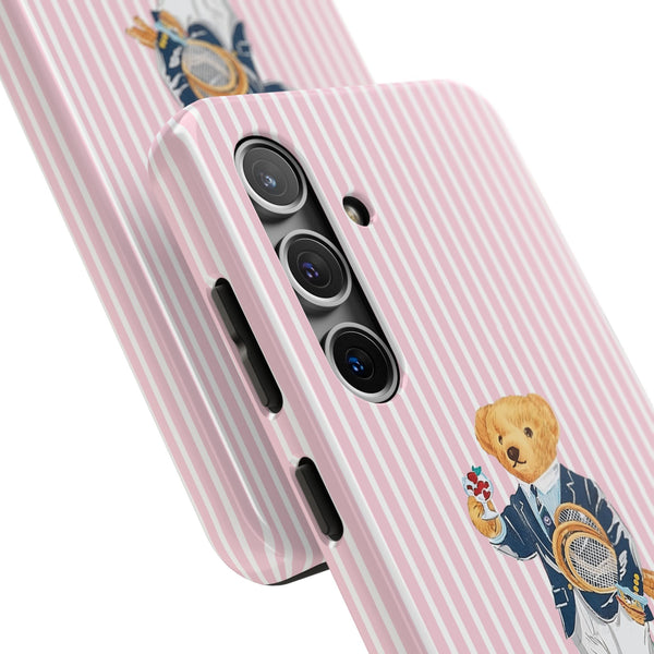 Preppy Teddy Bear Phone Case - Tough & Trendy Protection