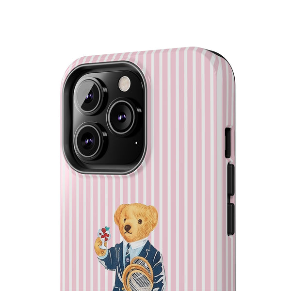 Preppy Teddy Bear Phone Case - Tough & Trendy Protection