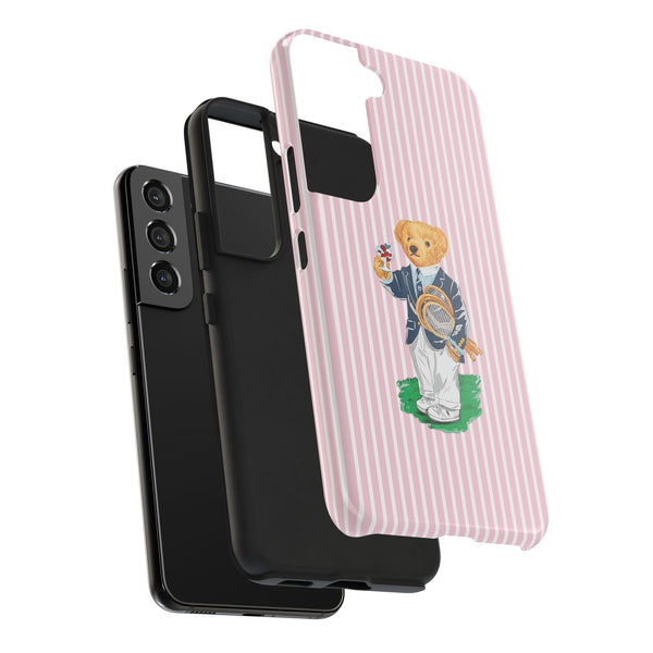 Preppy Teddy Bear Phone Case - Tough & Trendy Protection