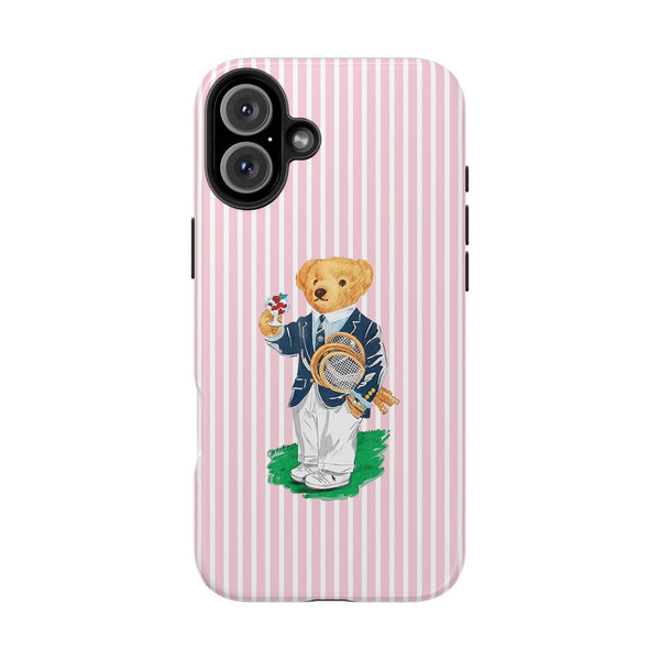 Preppy Teddy Bear Phone Case - Tough & Trendy Protection