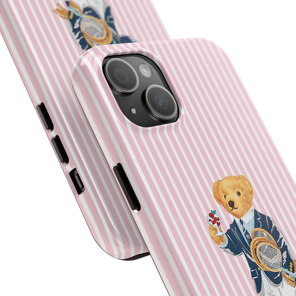 Preppy Teddy Bear Phone Case - Tough & Trendy Protection