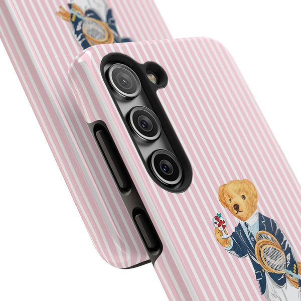Preppy Teddy Bear Phone Case - Tough & Trendy Protection