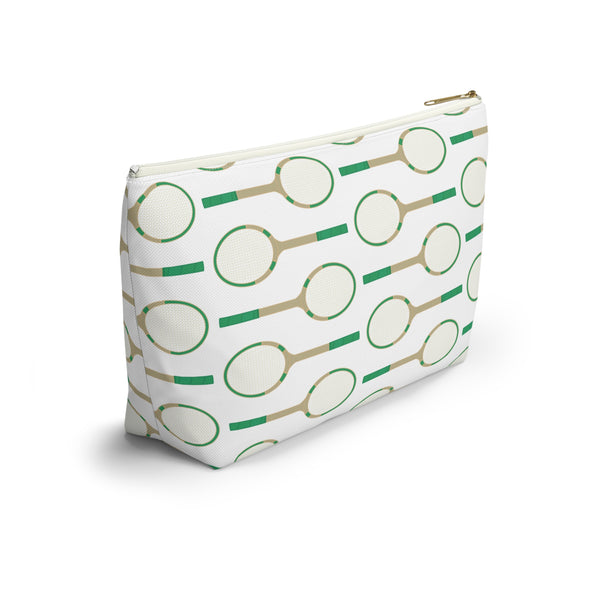 Tennis Racquet - Accessory Zip Pouch Available in Two Sizes