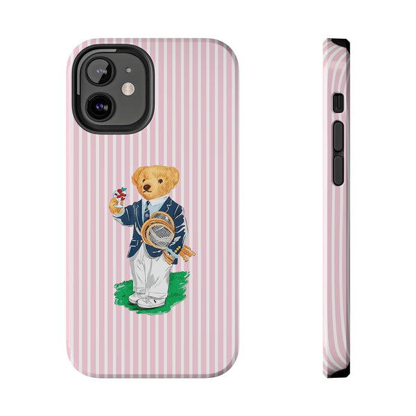Preppy Teddy Bear Phone Case - Tough & Trendy Protection