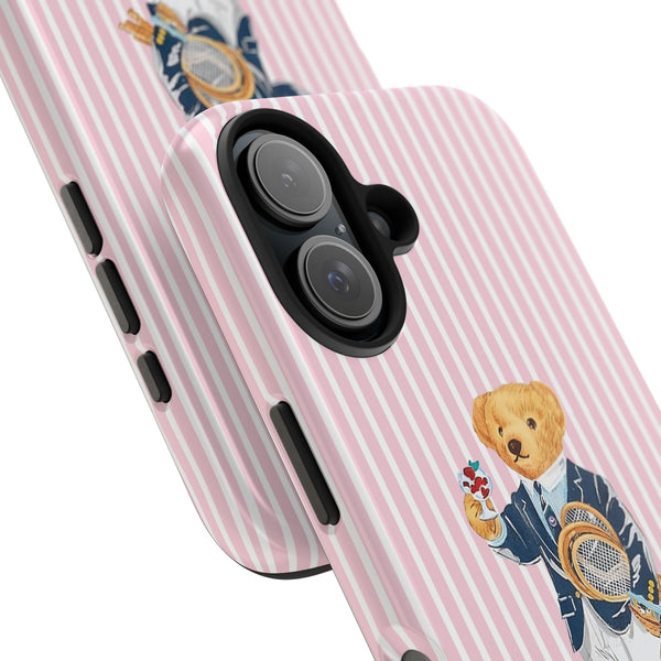 Preppy Teddy Bear Phone Case - Tough & Trendy Protection