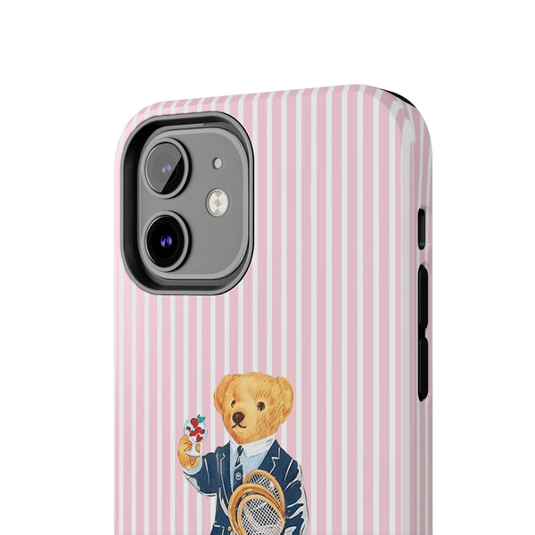 Preppy Teddy Bear Phone Case - Tough & Trendy Protection