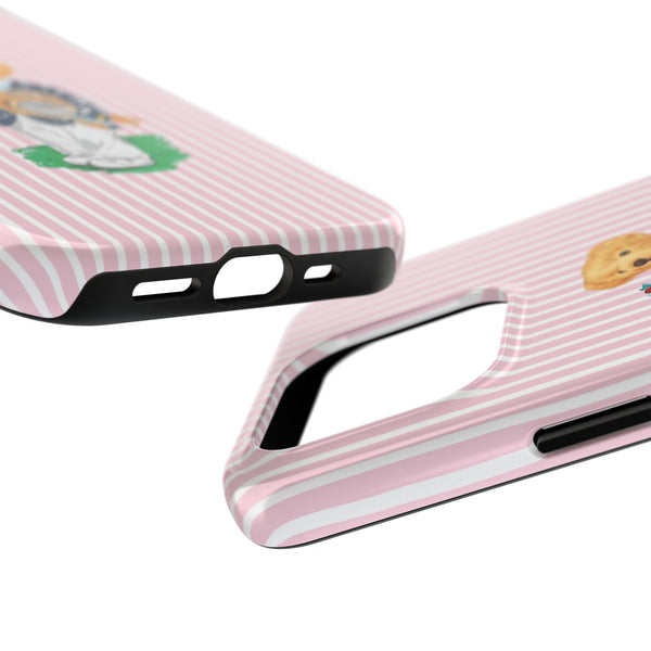 Preppy Teddy Bear Phone Case - Tough & Trendy Protection