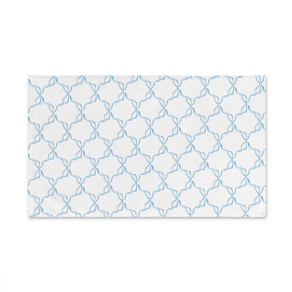 Hand Towel  Watercolor Bows Blue