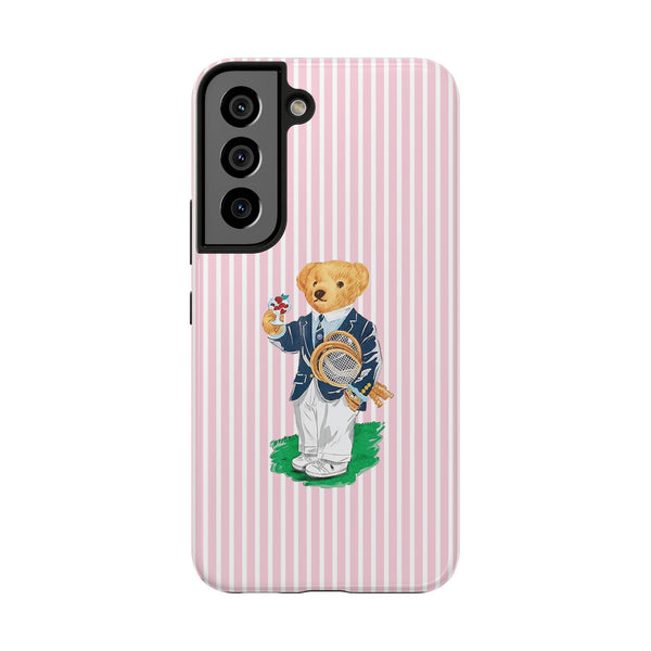 Preppy Teddy Bear Phone Case - Tough & Trendy Protection