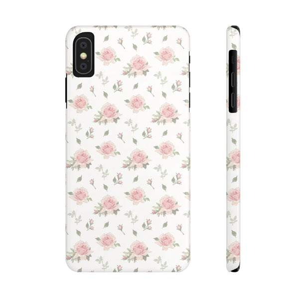 Preppy loveshack inspired ditsy floral blush pink  Print Phone Case Slim, Impact Resistant Shell, all iPhone Models 14 Pro Max 13