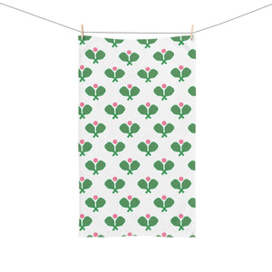 Pickleball Hand Towel in Pickle Ball Print