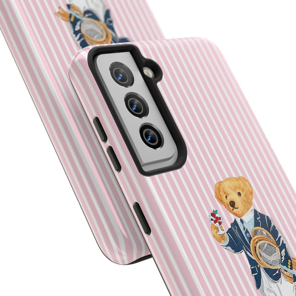Preppy Teddy Bear Phone Case - Tough & Trendy Protection