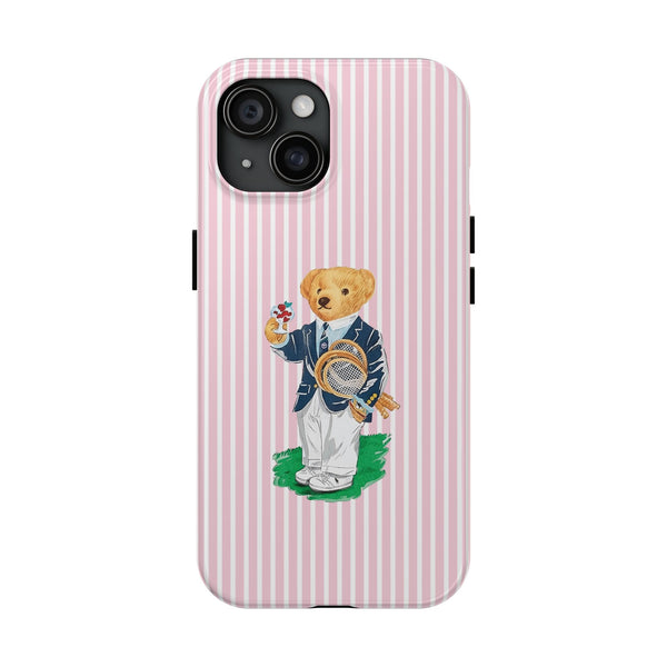 Preppy Teddy Bear Phone Case - Tough & Trendy Protection