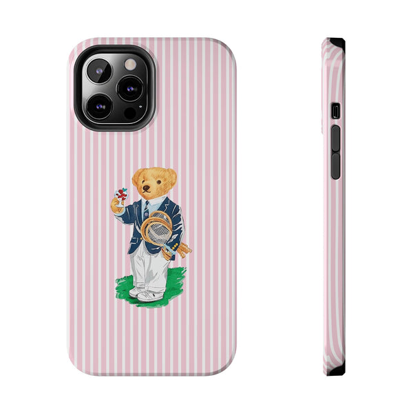 Preppy Teddy Bear Phone Case - Tough & Trendy Protection
